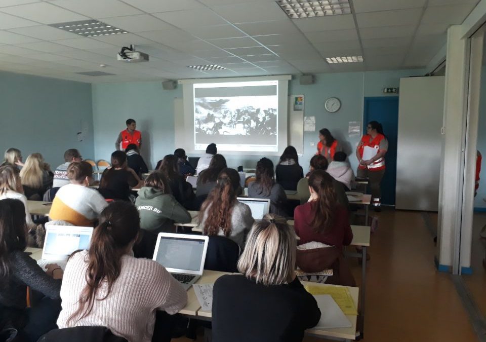 Nouvelles interventions à l&rsquo;Institut Régional de Formation Sanitaire et Sociale de la Croix Rouge