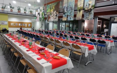 Repas solidaire au Lycée Professionnel Auguste Bartholdi à Barentin